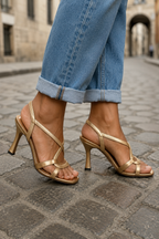 Cassie | Golden Charm Heels