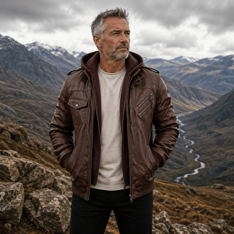 Anarchy™ | Weathered Leather Jacket