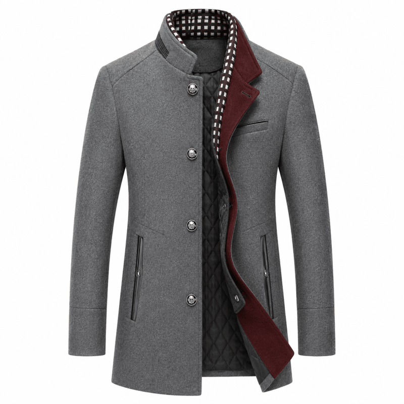 Kingsman™ | Tailored Wool-Blend Pea Coat