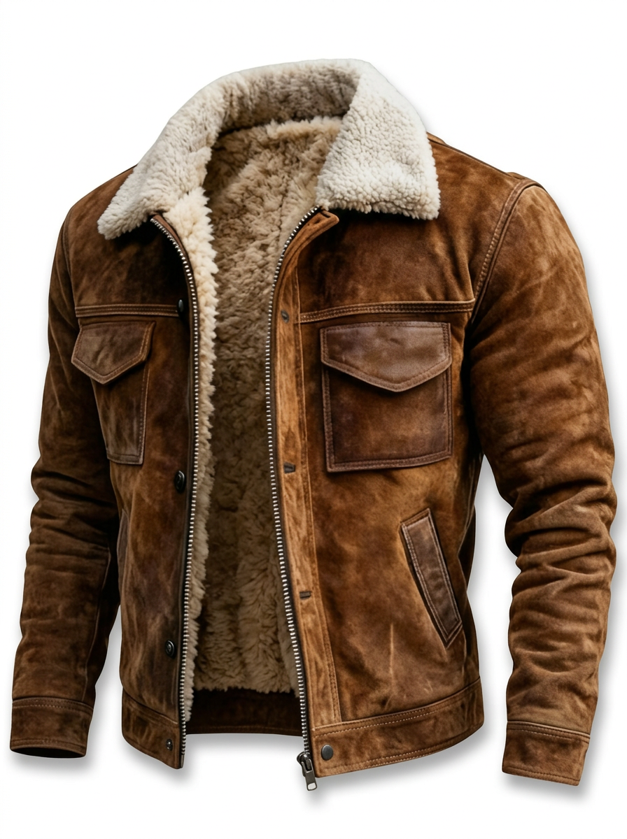 Willem™ | Sherpa-Lined Vintage Jacket