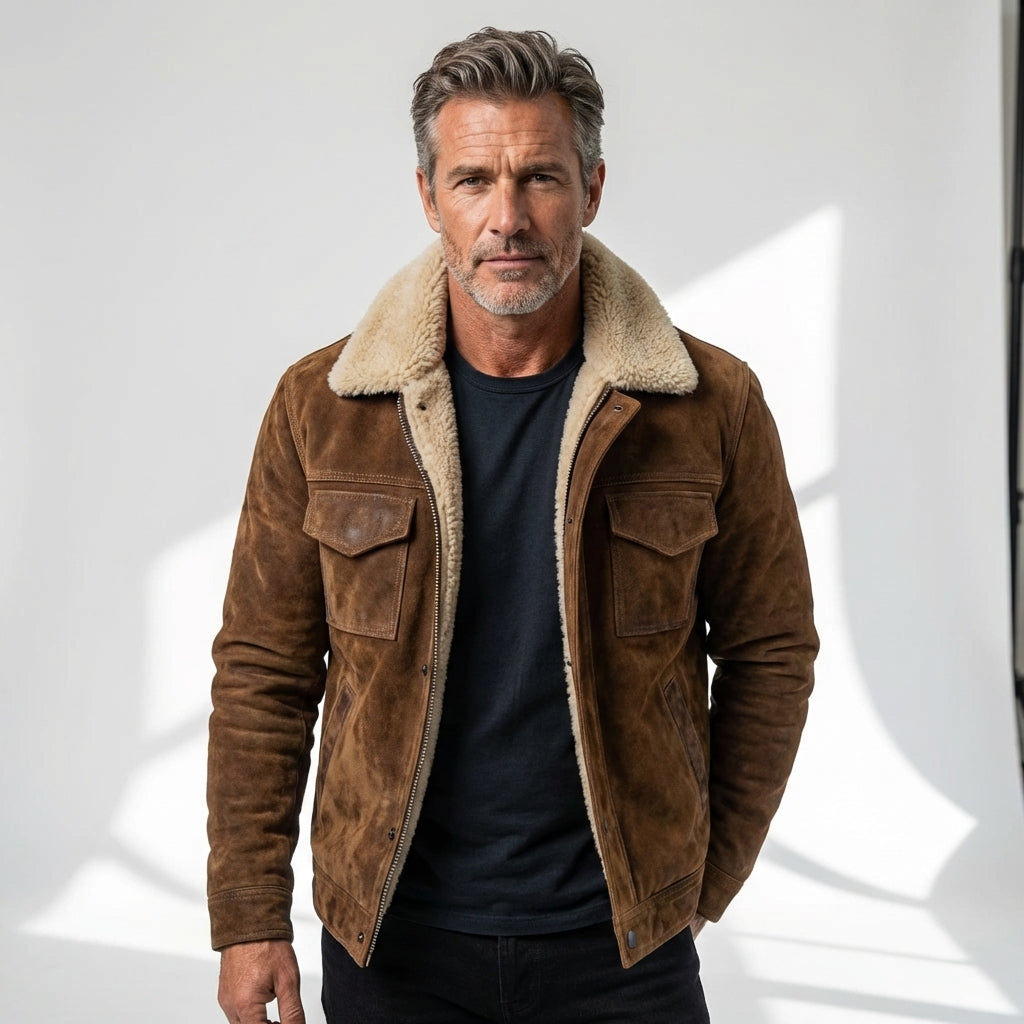 Willem™ | Sherpa-Lined Vintage Jacket