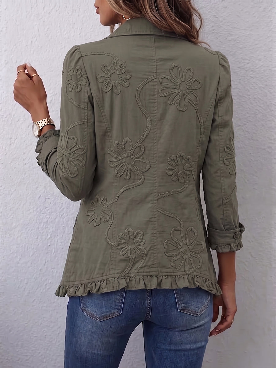 Claudine™ | Veste fleurie élégante