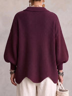 Karina™ | Oversized Collared Cardigan