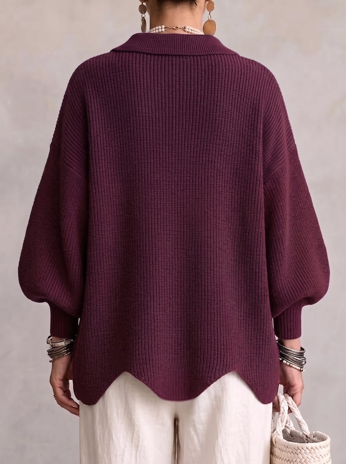 Karina™ | Oversized Collared Cardigan
