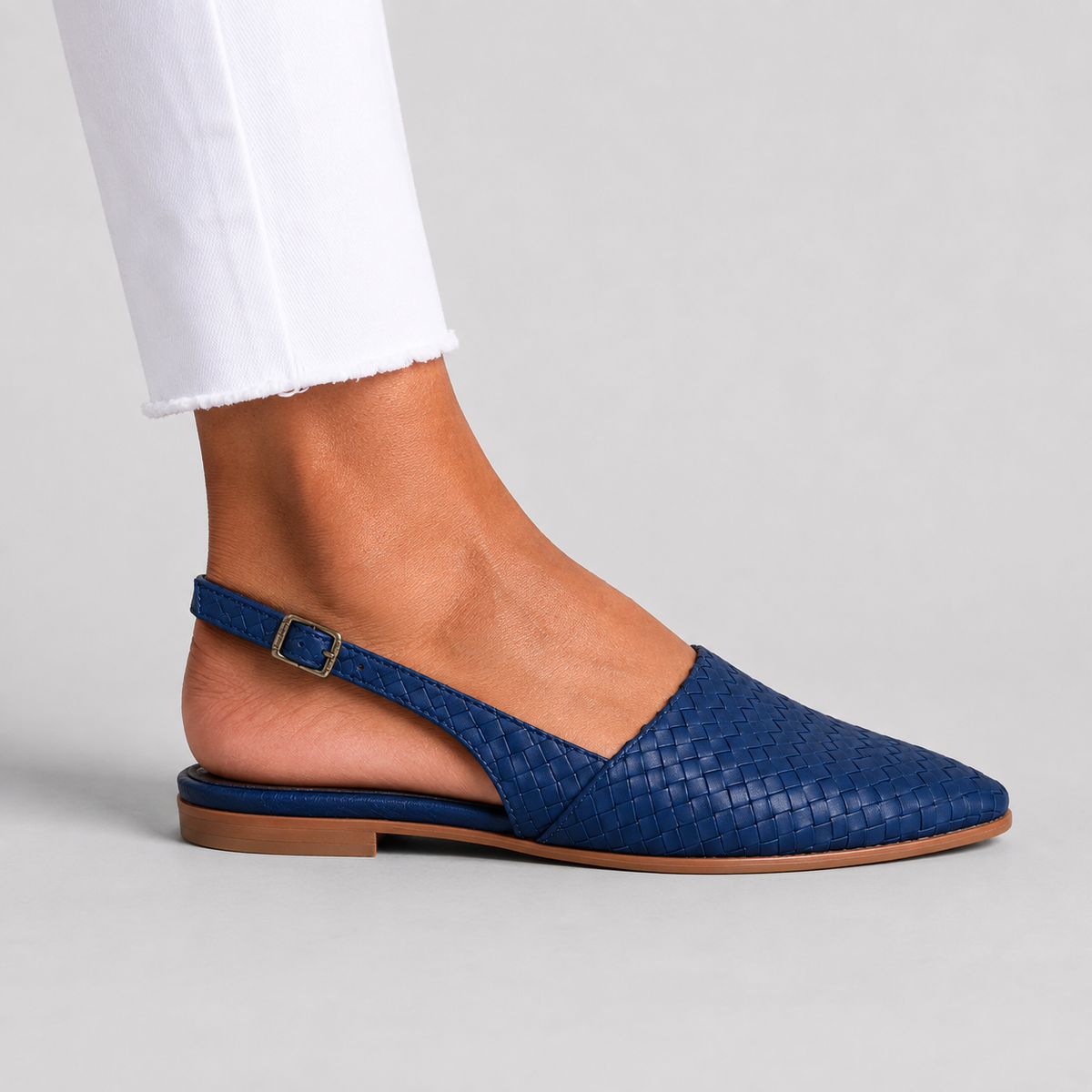 Simone™ | Woven Slingback Flats