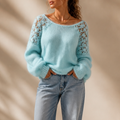 Bella™ | Lace-Knit Sweater